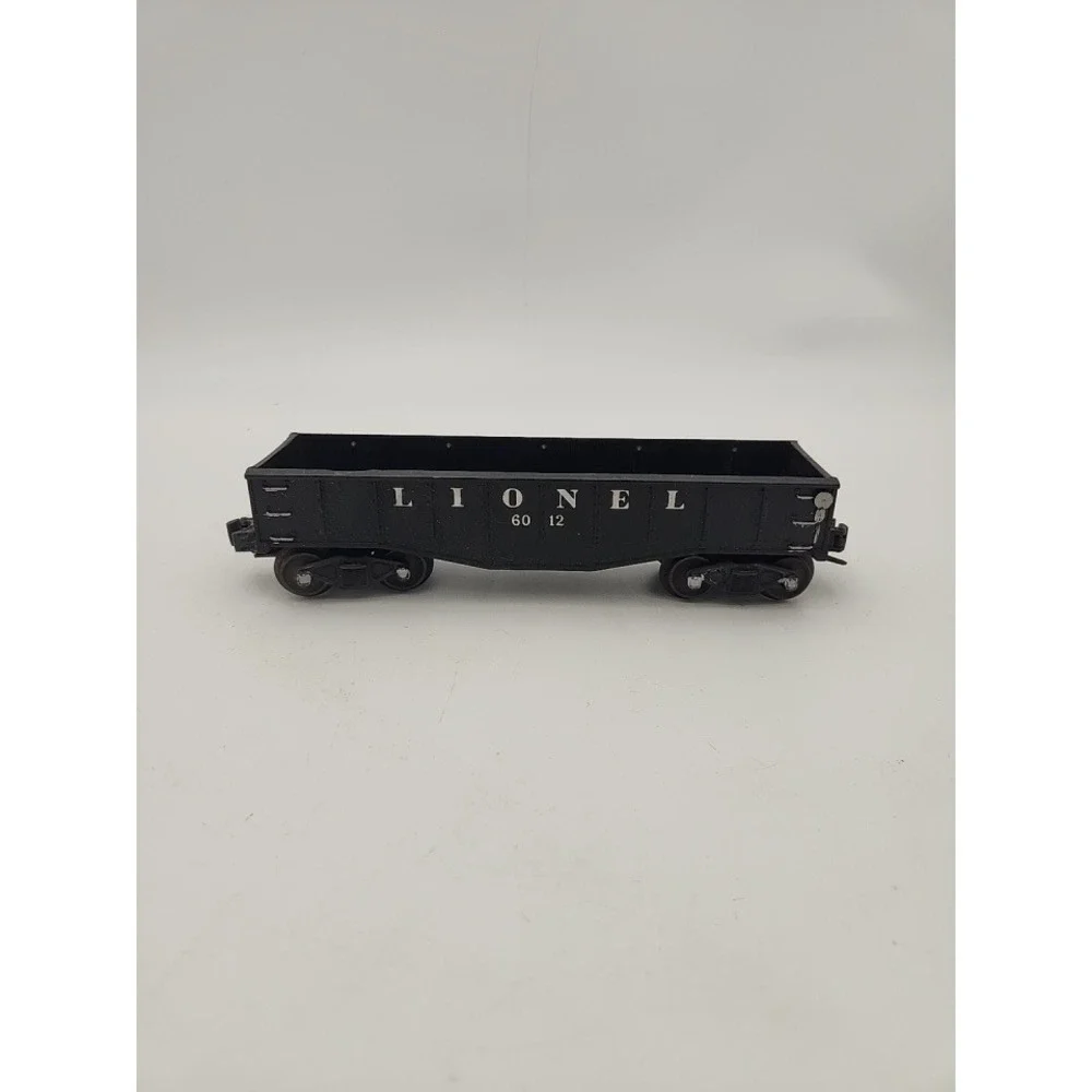 Lionel 6012 Black Gondola Car O Gauge Vintage Model Train Rolling Stock